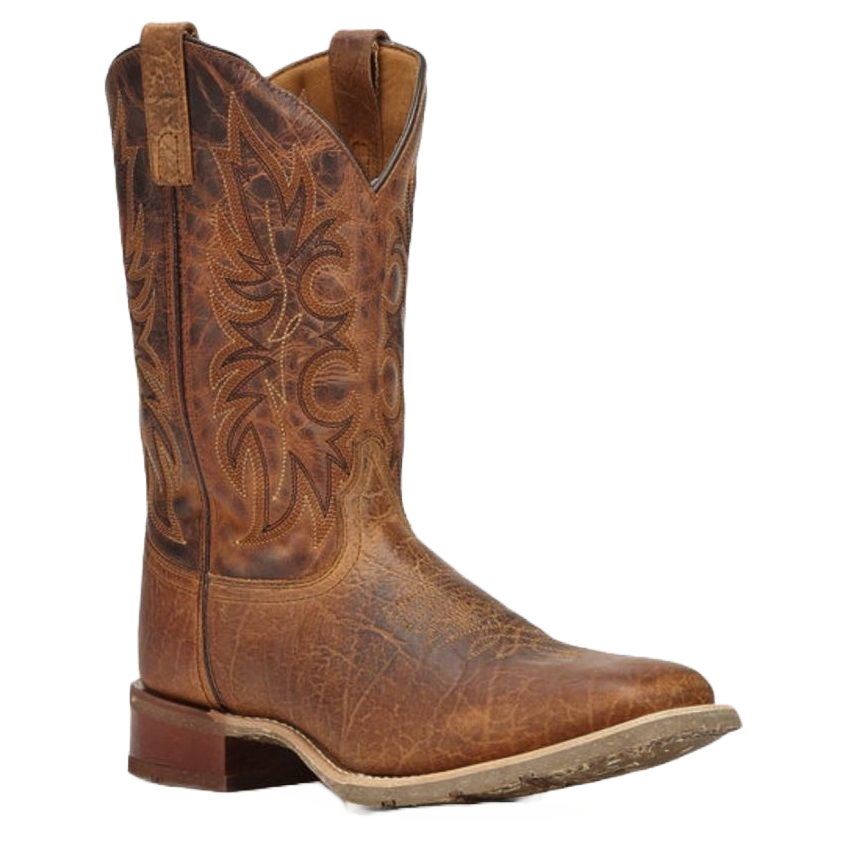 Laredo Men's Rancher Rust Stockman Square Toe Western Boots 7835