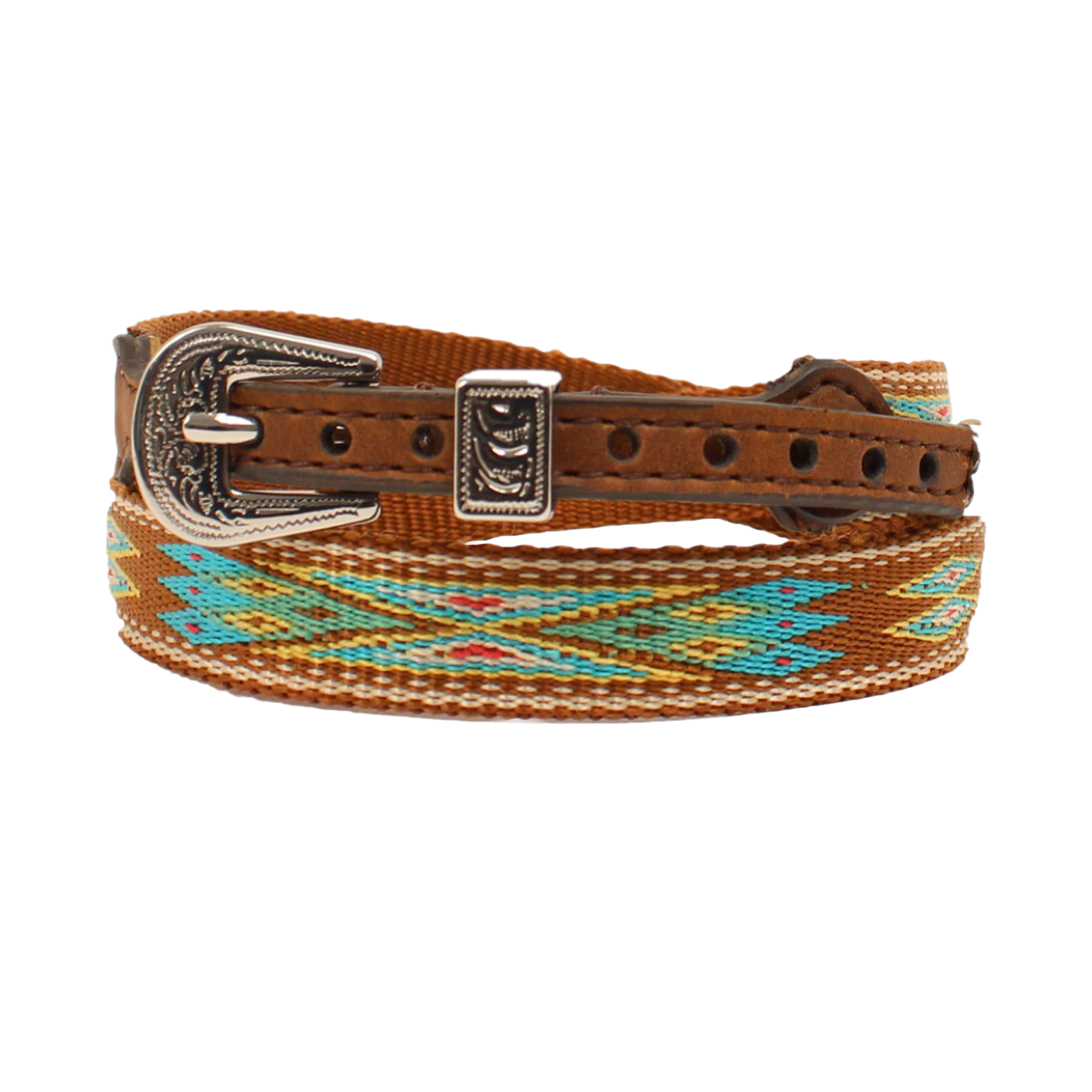 Twister Unisex Southwestern Ribbon Brown Hatband 0204802