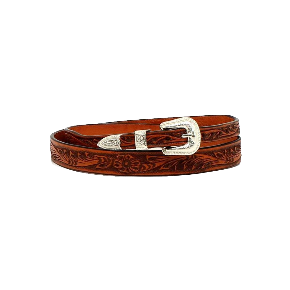 Twister Men's Tan Tooled Tooled Leather Hatband 0279208