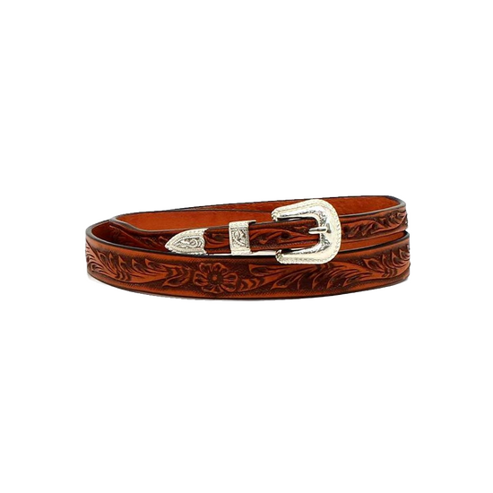 Twister Men's Tan Tooled Tooled Leather Hatband 0279208