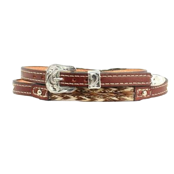 Twister Western Braided Horse Hair Brown Hat Band 0200302