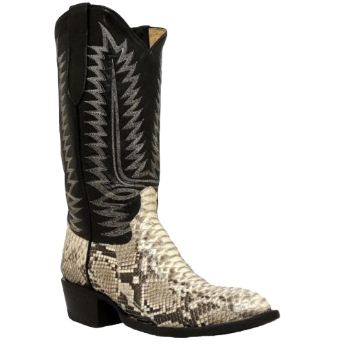 Cowtown Men’s Back Cut Python Exotic Boots W808