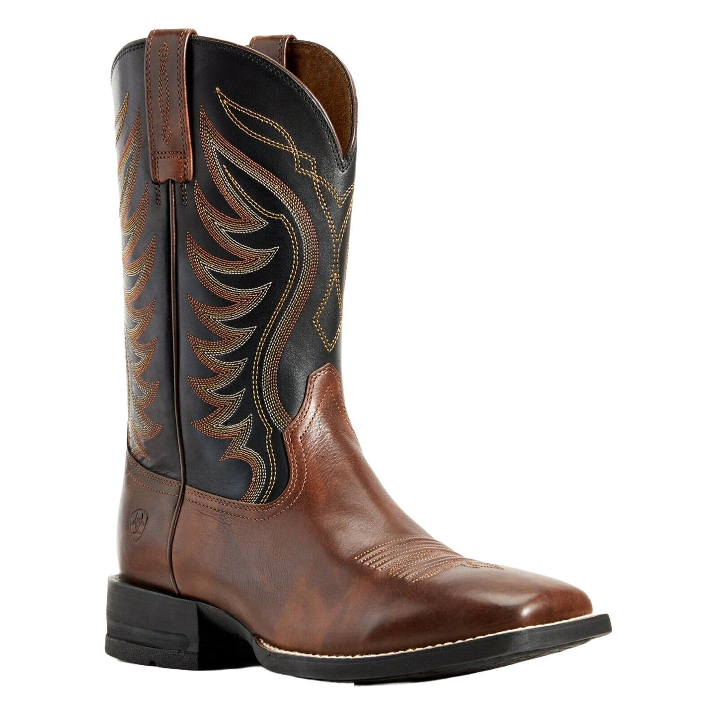Ariat Men's Red Brown & Black AMOS Hand Stand Boot 10029689