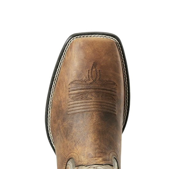 Ariat Men's Sorrel Crunch & Army Green Amos Boots 10029688