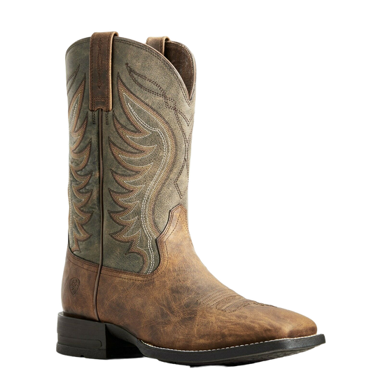 Ariat Men's Sorrel Crunch & Army Green Amos Boots 10029688
