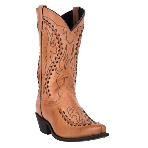 Laredo Men’s Antique Tan Laramie Buckstitch Boots 68432
