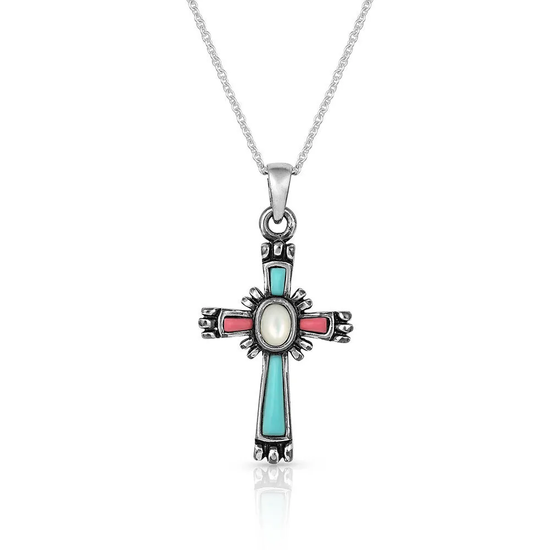 Montana Sliversmiths® Faith Beaming Cross Necklace NC4911