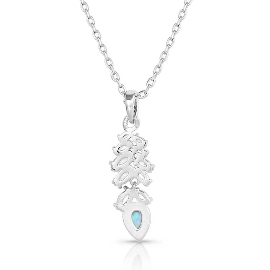 Montana Silversmiths Ladies Mystic Falls Opal Crystal Necklace NC5362