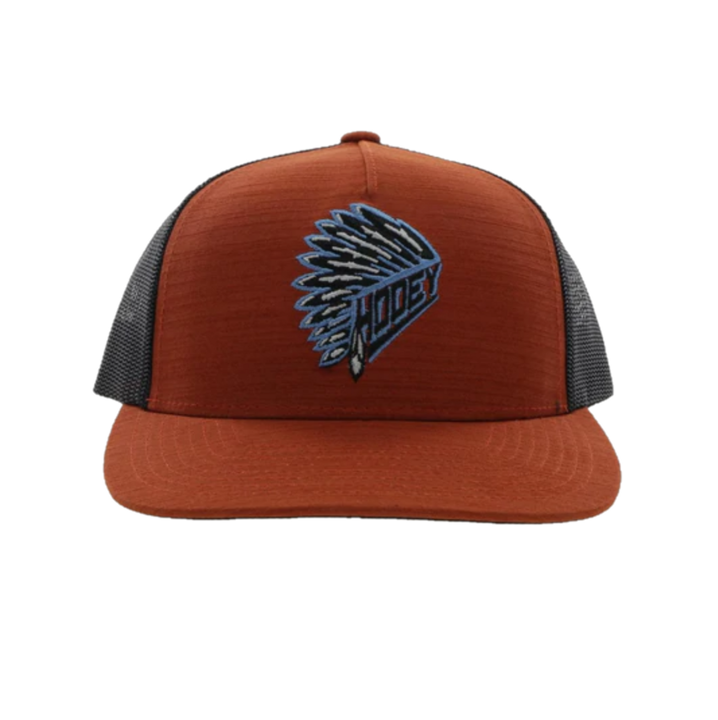 Hooey Men's Quanah 6-panel Orange & Black Trucker Cap 2226T-ORBK