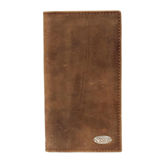 Nocona Men's Rodeo Brown Smooth Leather Western Wallet N5480044