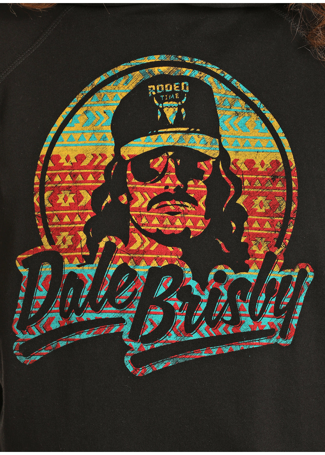 Load image into Gallery viewer, Rock &amp;amp; Roll Cowboy Men&amp;#39;s Dale Brisby Multicolor Graphic Hoodie P8H3013
