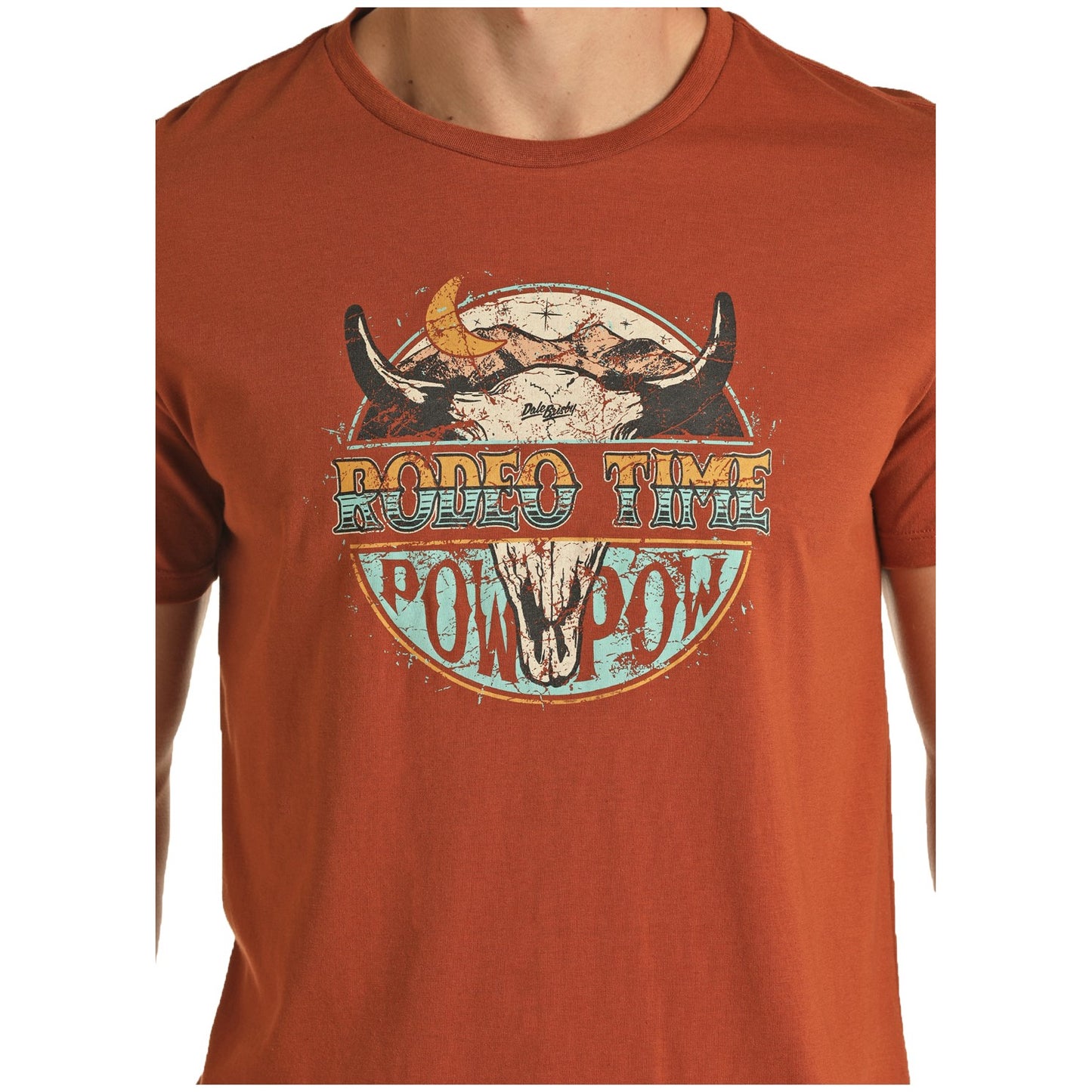 Rock & Roll Denim Dale Brisby Rodeo Time Graphic T-Shirt P9-3365