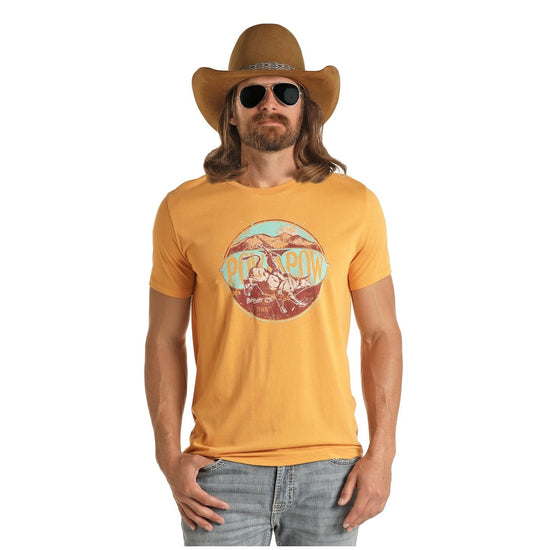 Rock & Roll Cowboy Men's Dale Brisby "POW POW" Graphic T-Shirt P9-3366