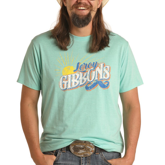 Rock & Roll Cowboy® Men's Leroy Gibbons Short Sleeve T-Shirt P9-5531