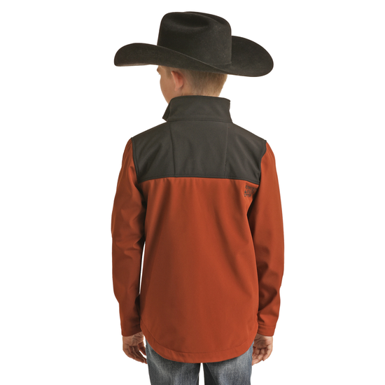 Powder River Outfitters® Children's Rust Softshell Jacket PRKO92RZY8-90