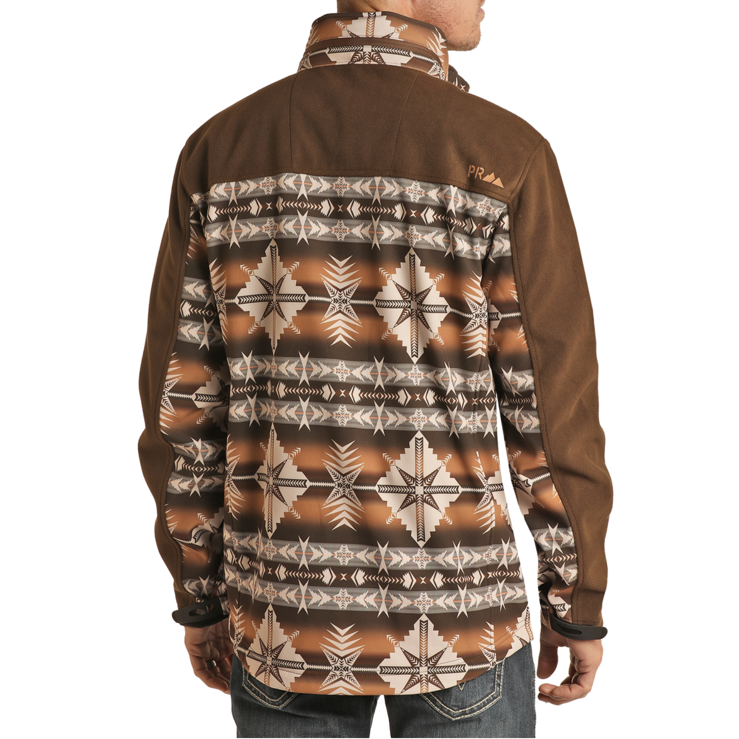 Powder River Outfitters® Men's Aztec Dark Brown Jacket PRMO92RZY6-22