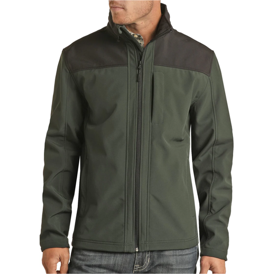 Powder River Outfitters® Men's Softshell Green Jacket PRMO92RZY8-30