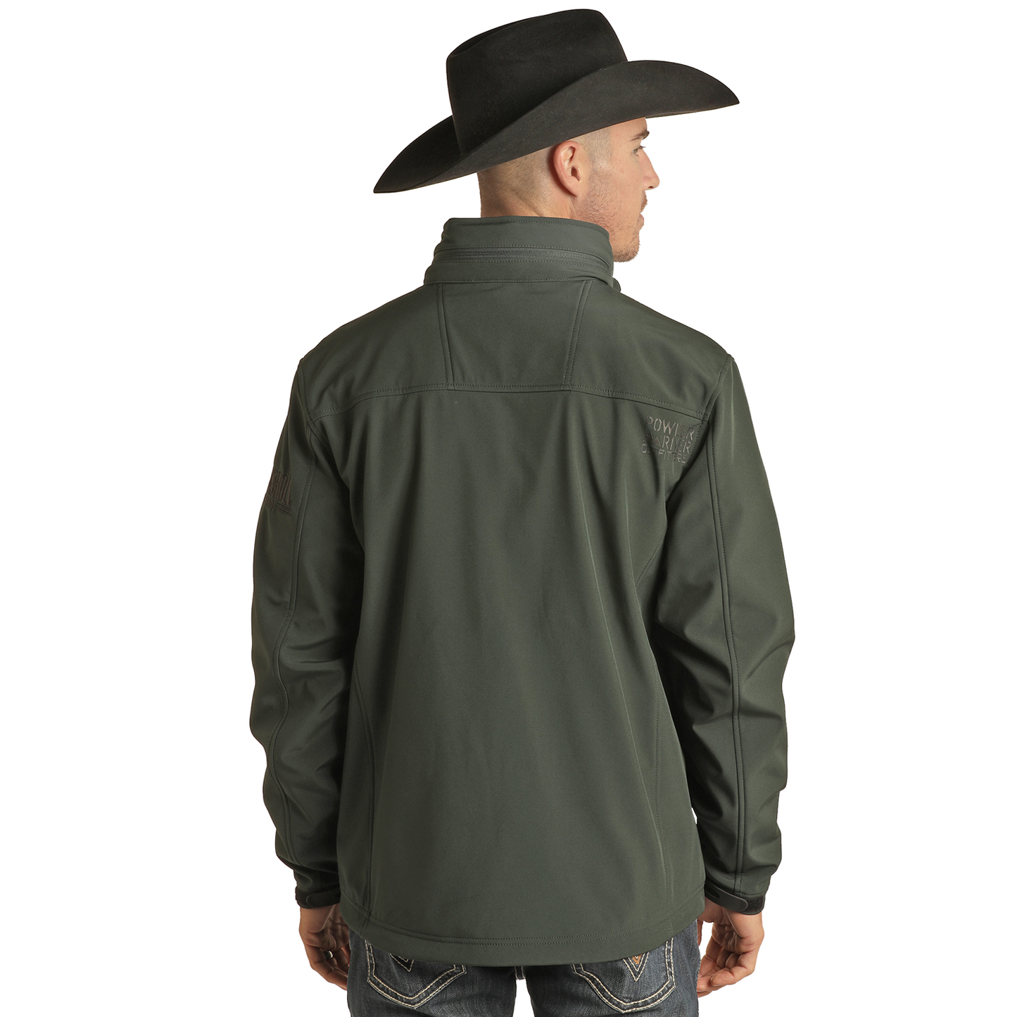 Powder River Outfitters® Men's Softshell Green Jacket PRMO92RZYC-30