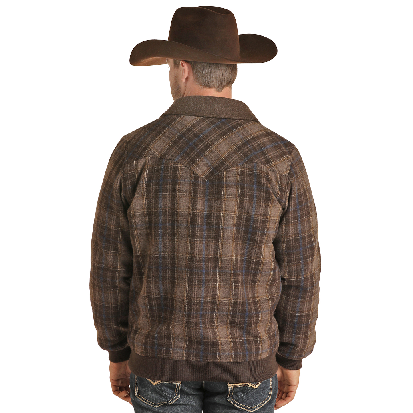 Powder River Outfitters® Men's Brown Wool Aztec Coat PRMO92RZZ7-22