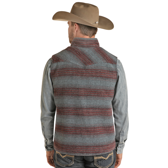 Powder River Outfitters® Men's Heather Serape Wool Vest PRMO98RZZH-45