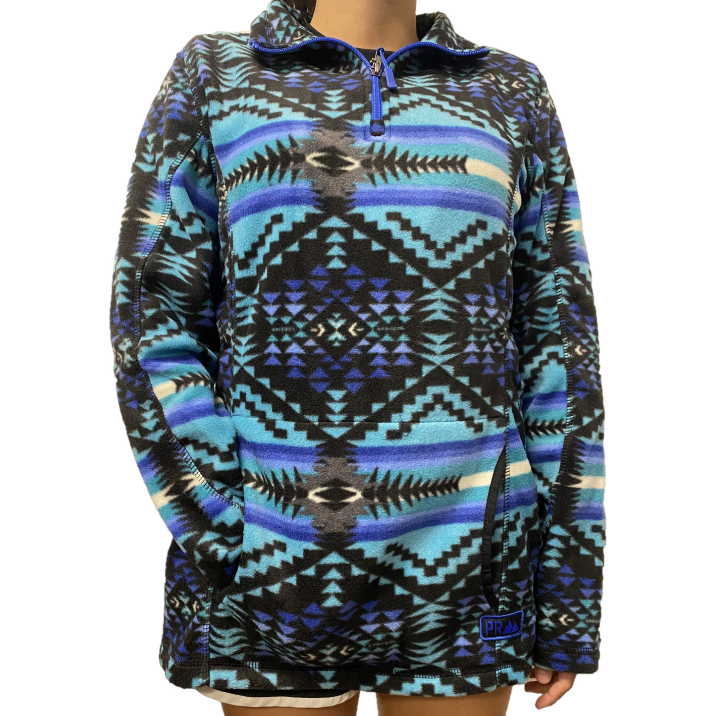 Aztec Pattern Fleece Jacket Aztec Print Fleece