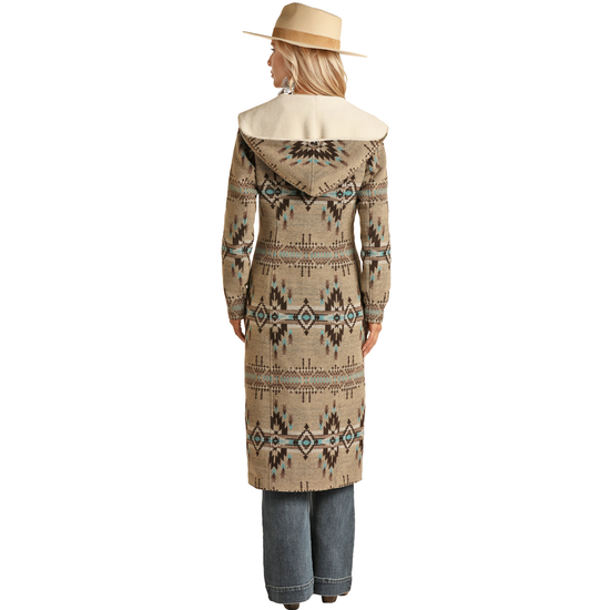 Powder River Outfitters® Ladies Aztec Wool Long Coat PRWO92RZYZ-26