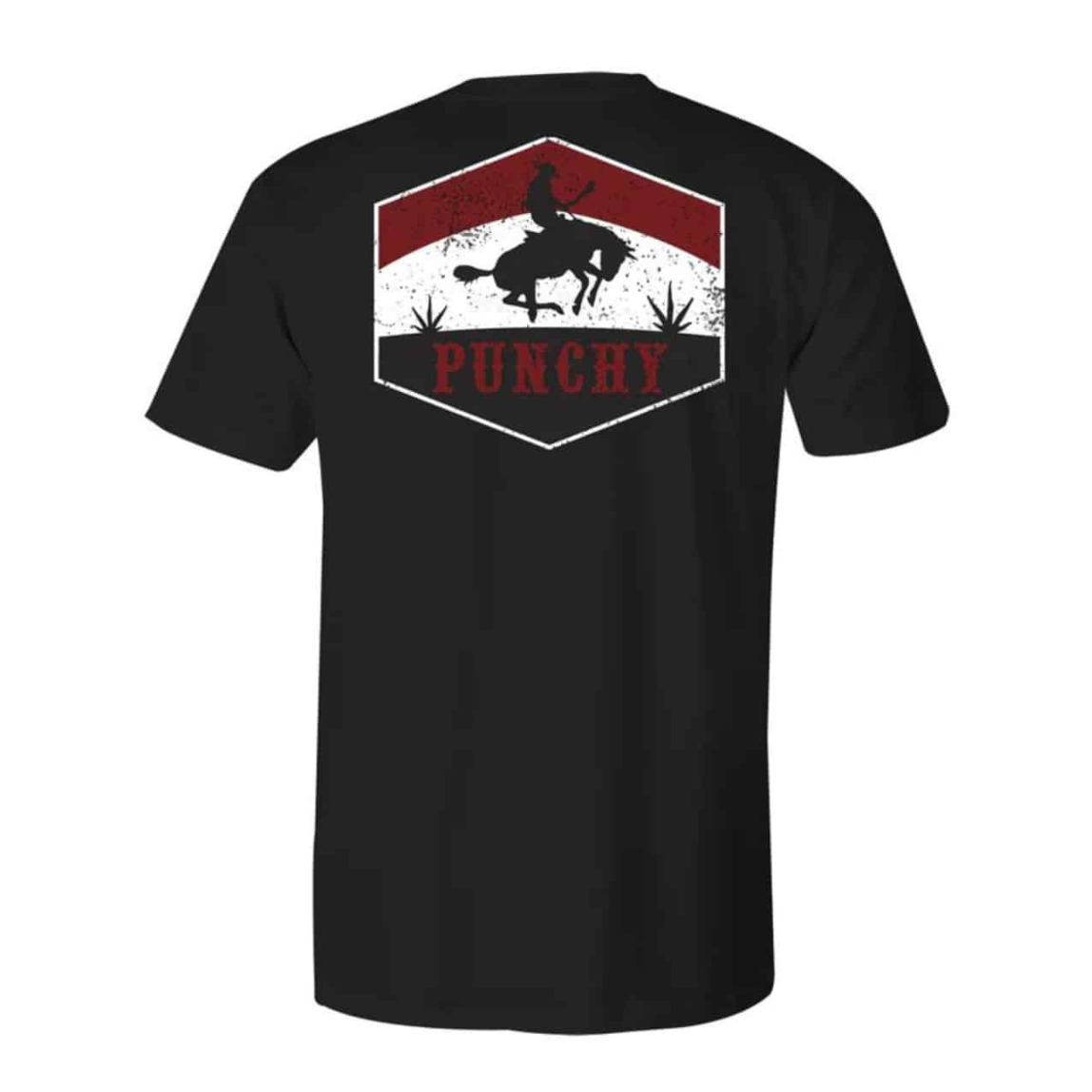 Hooey Men's Punchy Graphic Black T-Shirt PT1648BK