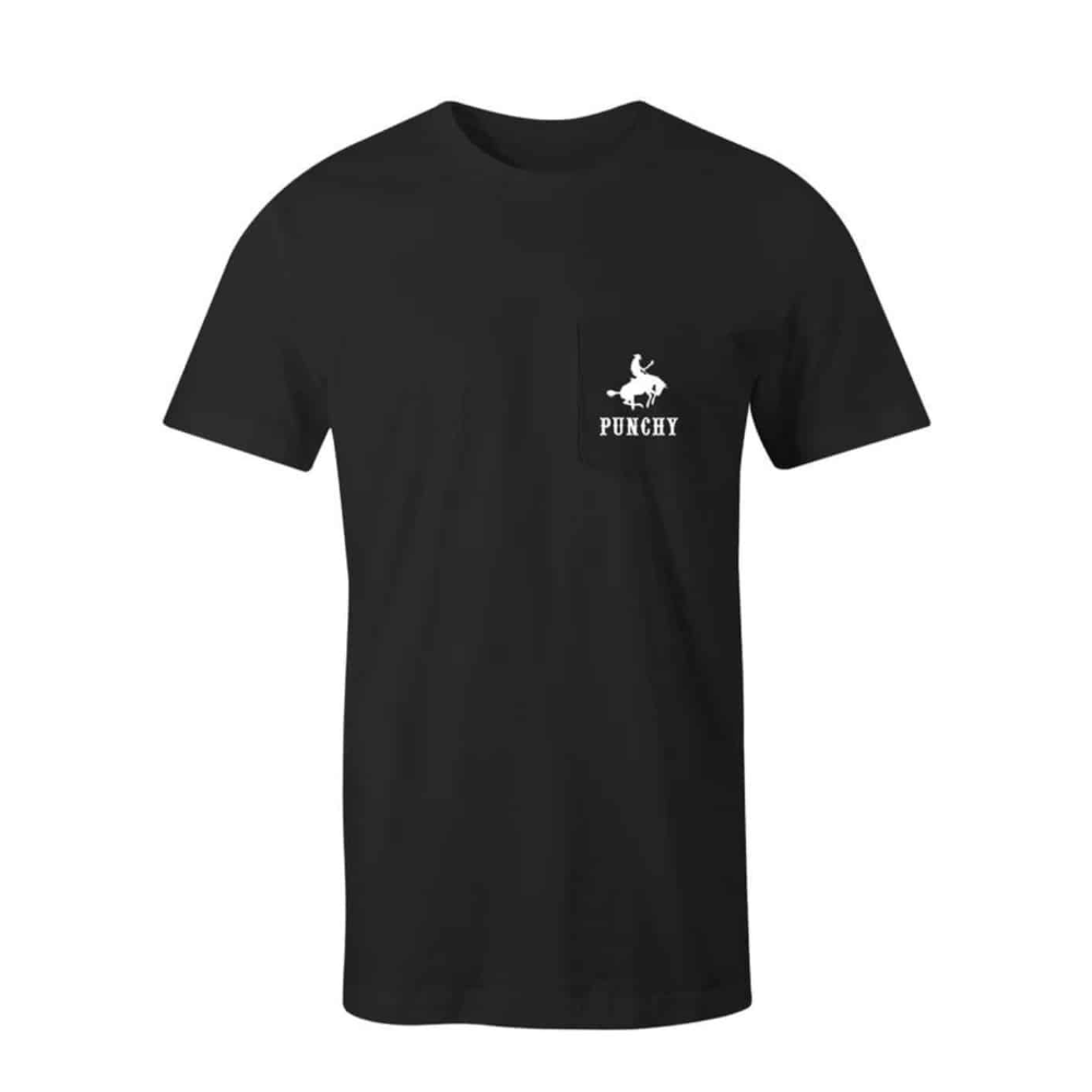 Hooey Men's Punchy Graphic Black T-Shirt PT1648BK