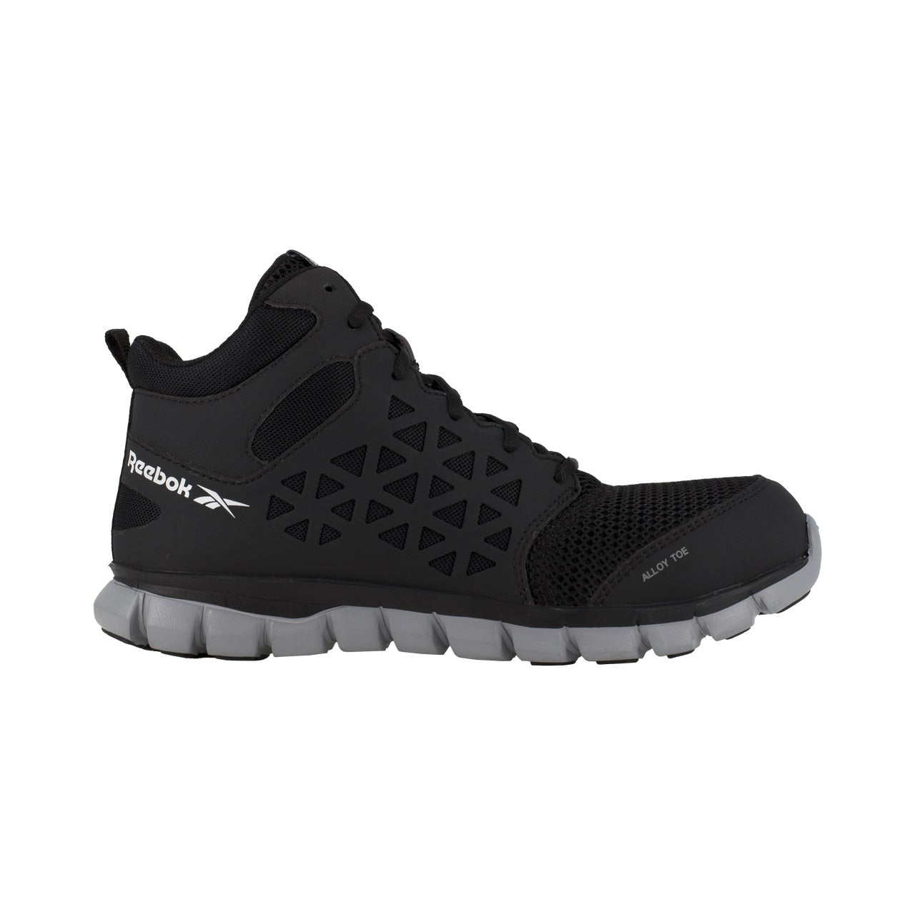 Reebok Men's Sublite Mid-Cut Alloy Toe Black Athletic Shoes RB4141