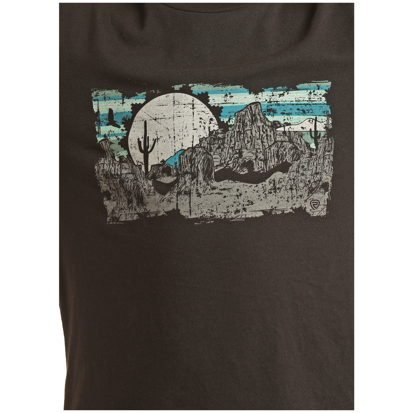 Rock & Roll® Youth Boy's Desert Print Black T-Shirt RRBT21R065-01