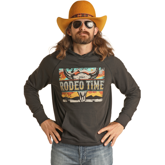 Rock & Roll Cowboy® Men's Dale Brisby Rodeo Black Hoodie RRMT94R0J5