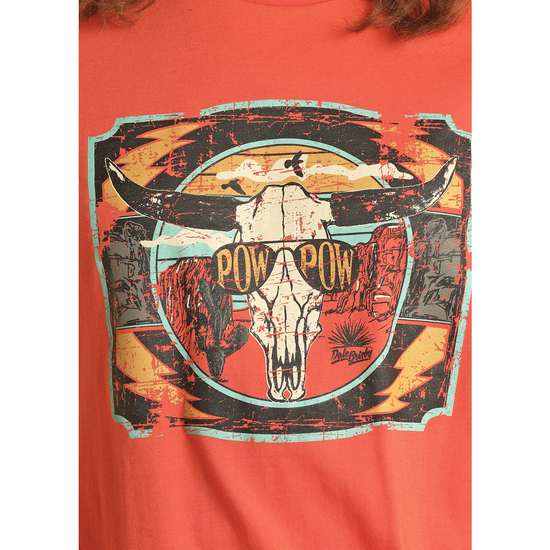 Rock & Roll Cowboy® Unisex Dale Brisby Burnt Orange T-Shirt RRUT21R0J0