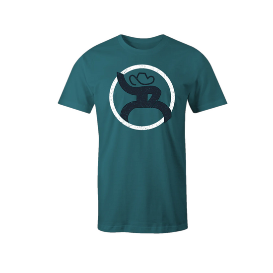 Hooey Men's Roughy 2.0 Teal Heather T-Shirt RT1516TL
