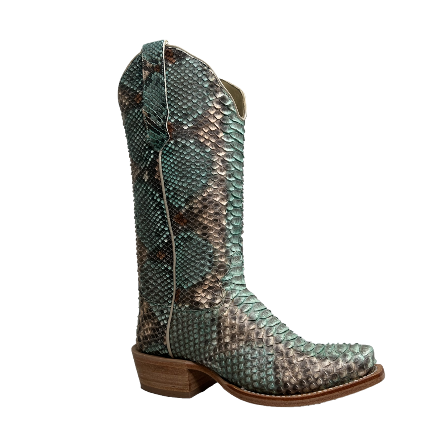 Women's python 2025 western boots