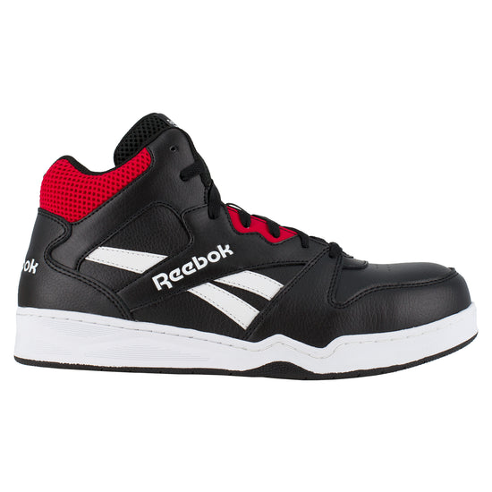 Reebok Men's High Top Black & Red Comp. Toe Work Sneakers RB4132