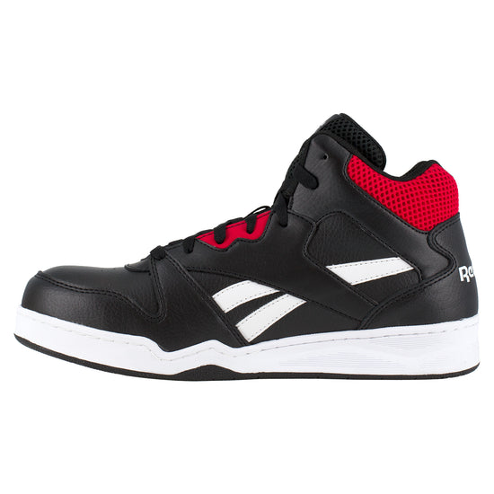 Reebok Men's High Top Black & Red Comp. Toe Work Sneakers RB4132