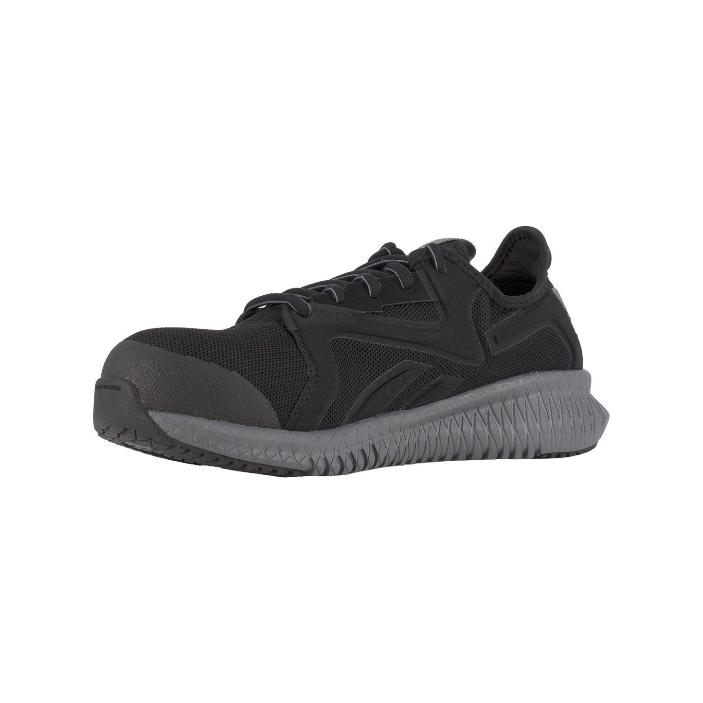 Reebok Ladies Flexagon 3.0 Composite Toe Black Athletic Work Shoes RB464