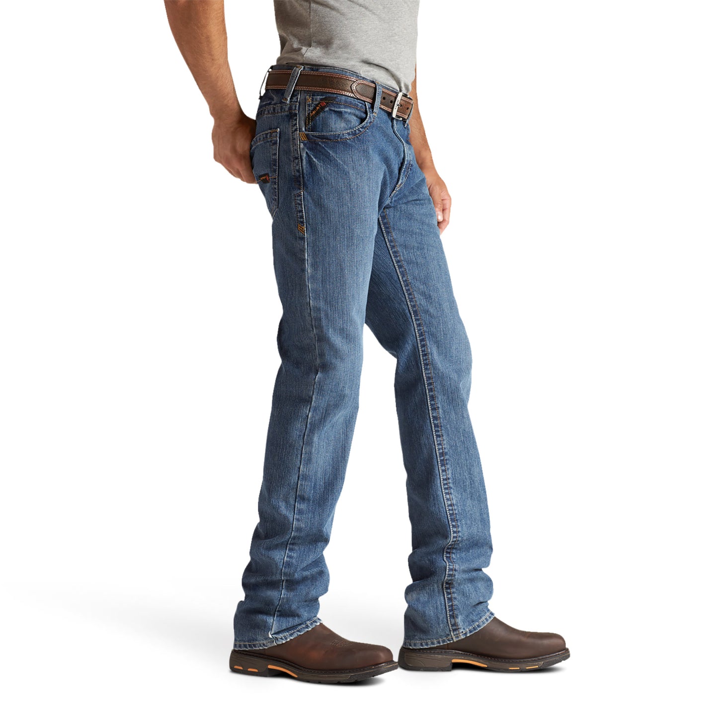Ariat Men's FR M4 Flint Relaxed Basic Boot Cut Jeans 10012552