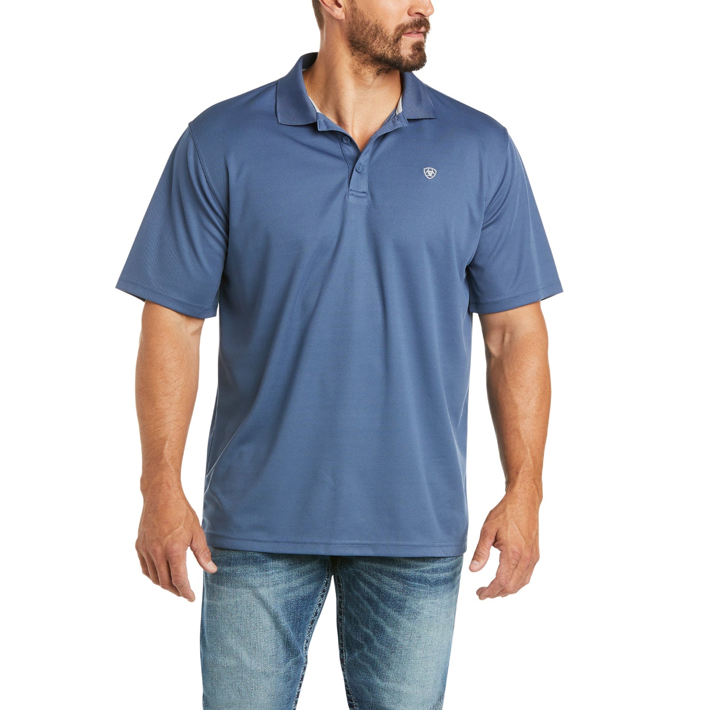 Ariat Men's Tek Polo Old Bay Short Sleeve Shirt 10034957