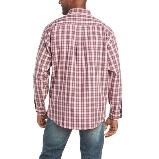Ariat® Men's Wrinkle Free Reid Classic Fit Plaid LS Shirt 10035157