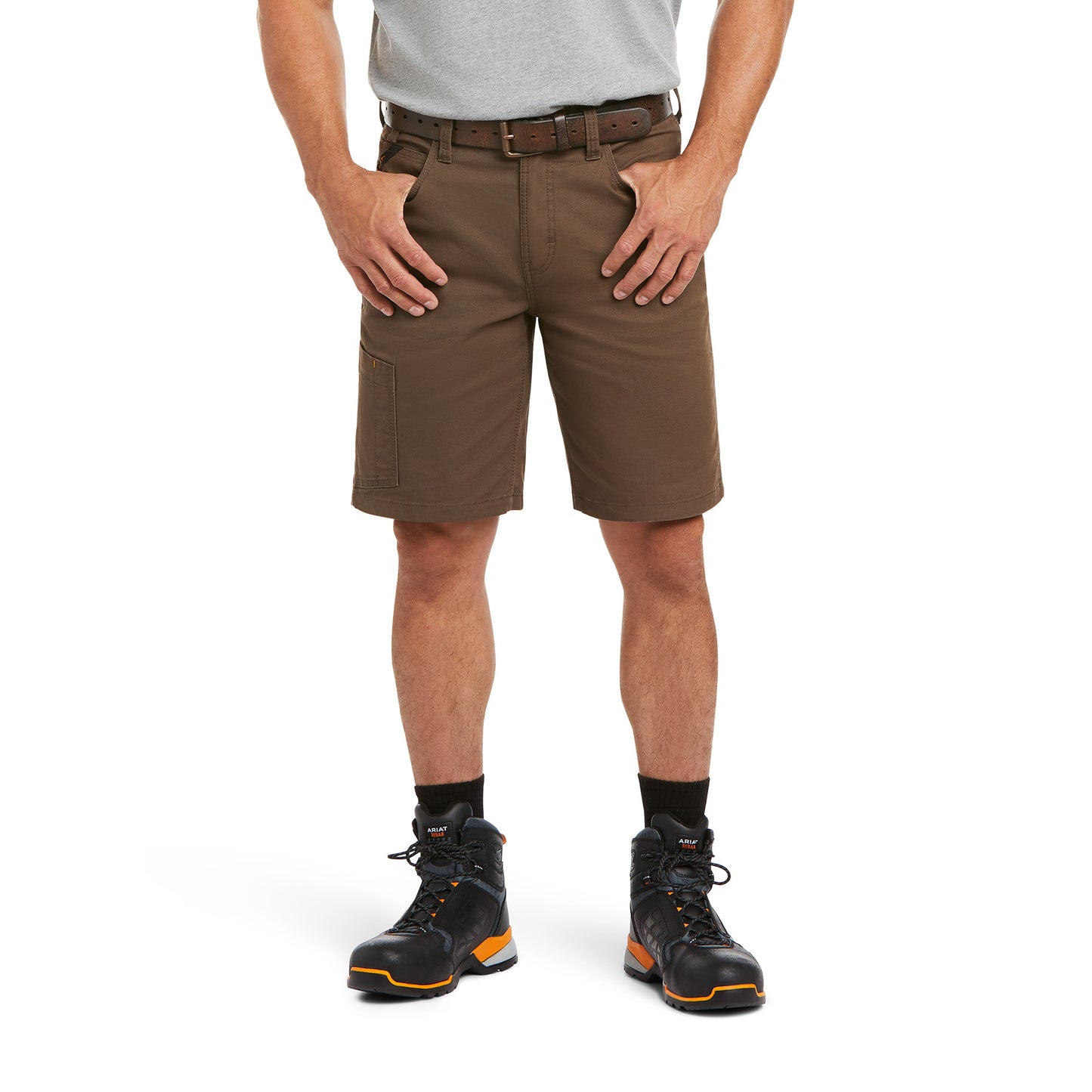 Load image into Gallery viewer, Ariat® Mens Rebar Relaxed Made Tough Durastretch Wren Shorts 10034623
