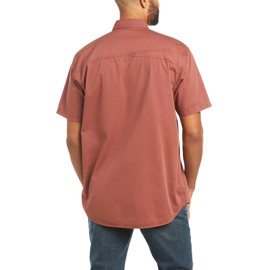 Load image into Gallery viewer, Ariat® Men&amp;#39;s Rebar Washed Twill Work Henna Shirt 10035414
