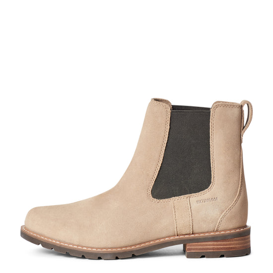 Ariat Ladies Wexford Waterproof Desert Tan Ankle Boots 10035835