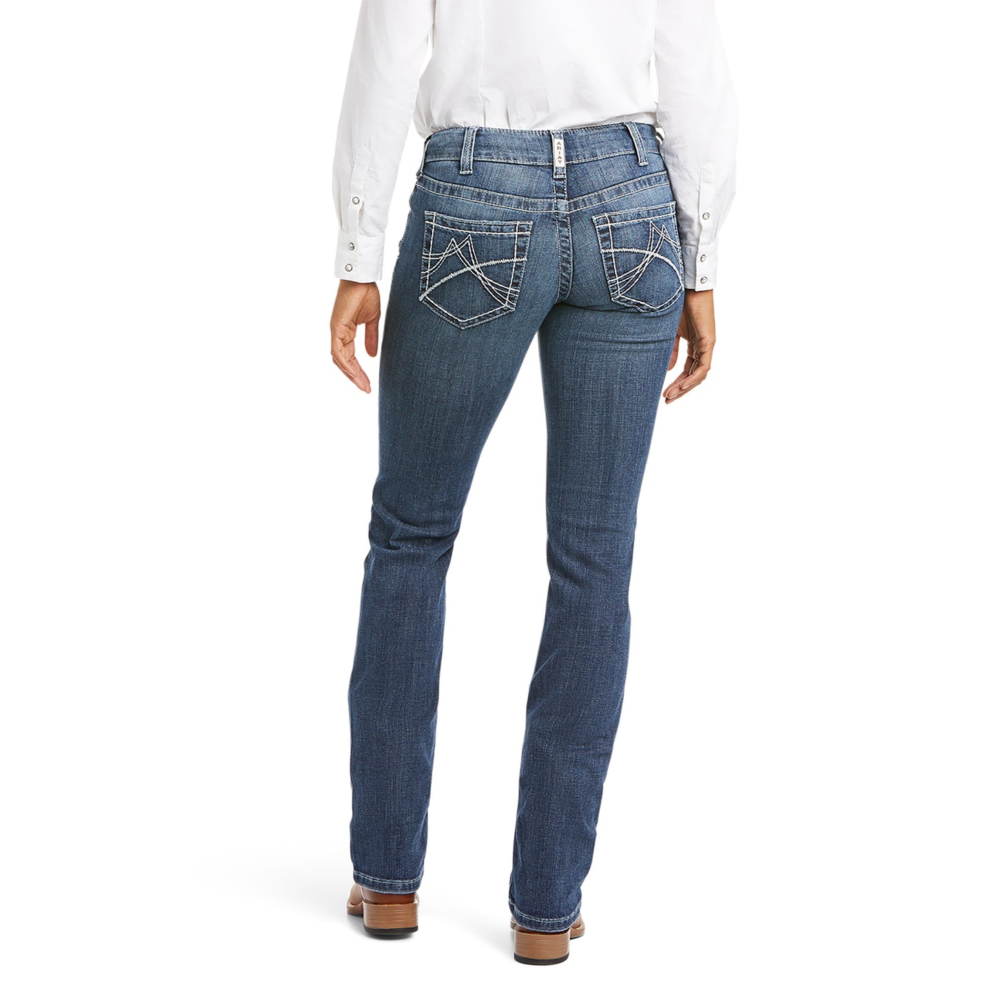 Ariat Ladies Gianna Arrow Fit Stackable Straight Leg Jeans 10034655