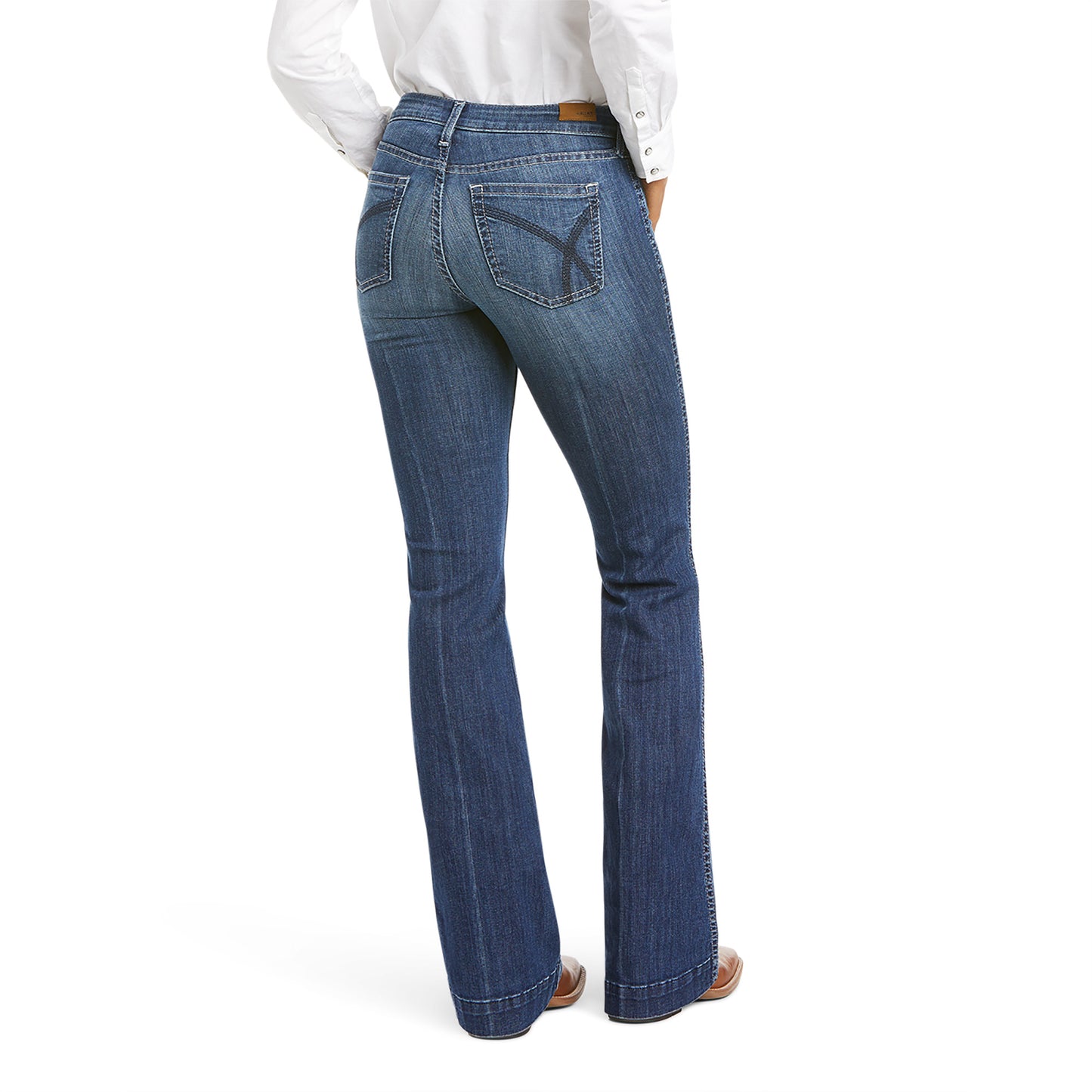 Ariat Ladies R.E.A.L Isabella Slim Wide Leg Trouser Jeans 10034668