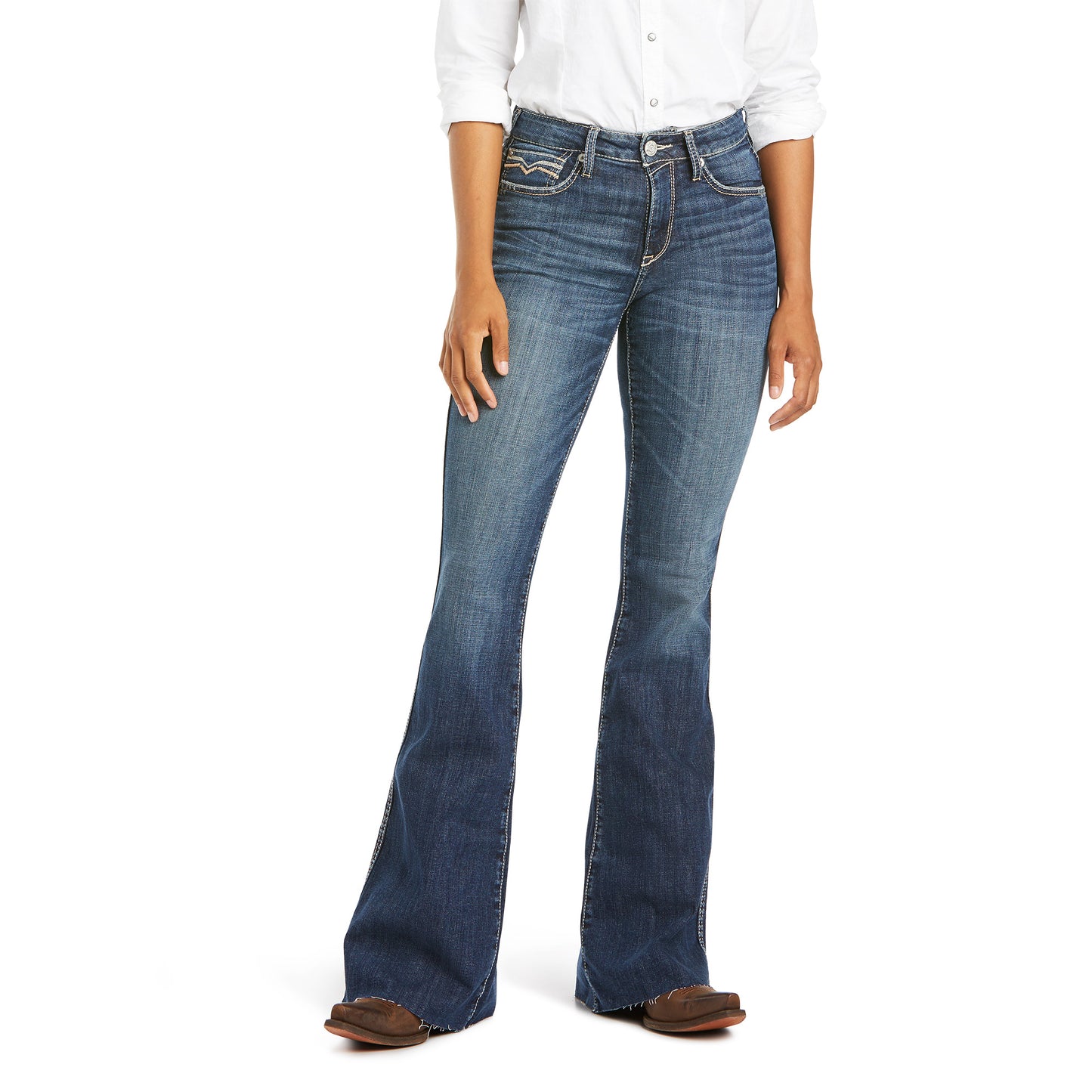 Ariat Ladies REAL Laila High Rise Flare Jeans 10036097