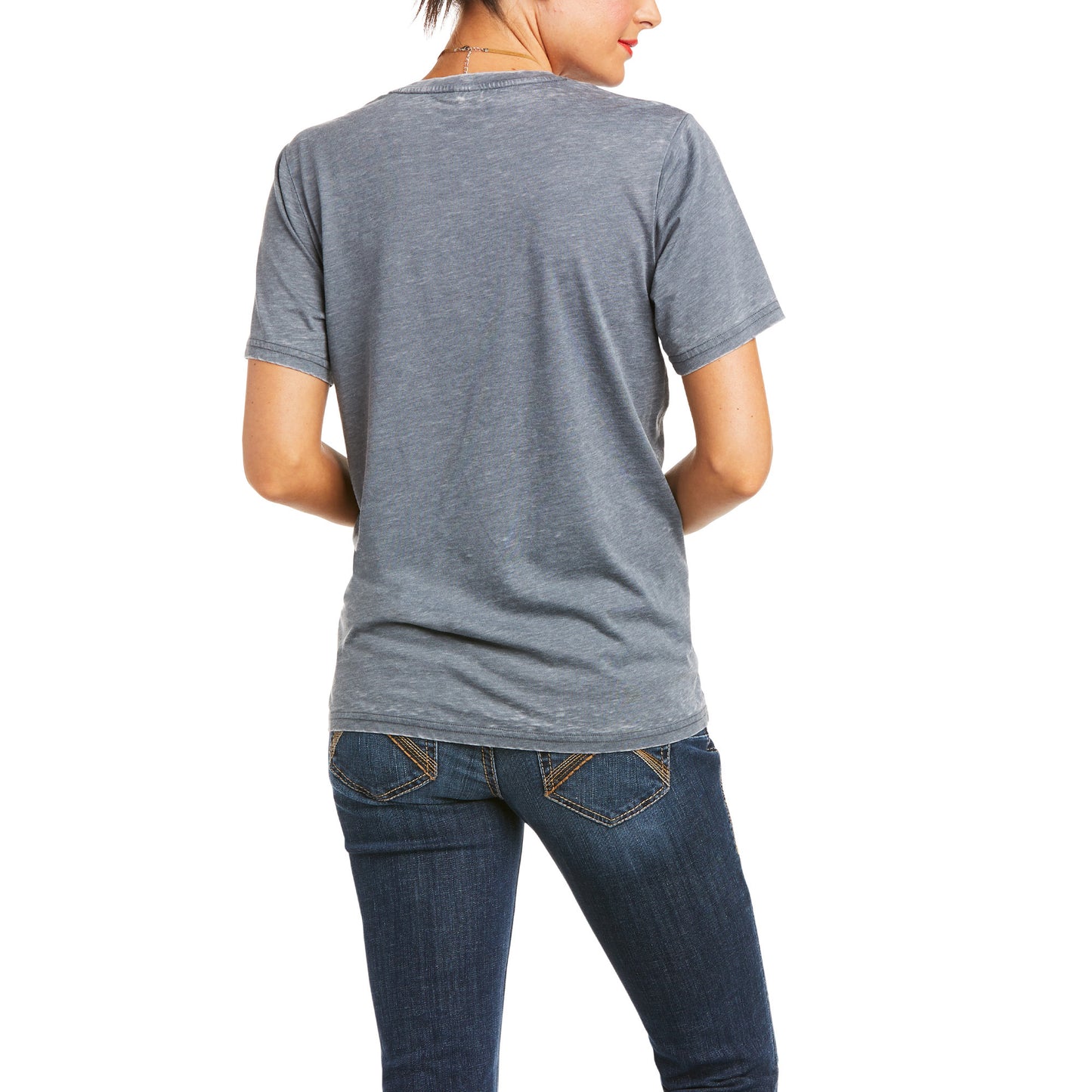 Ariat Ladies Trail Time Rock Climb Screen Print T-Shirt 10036154