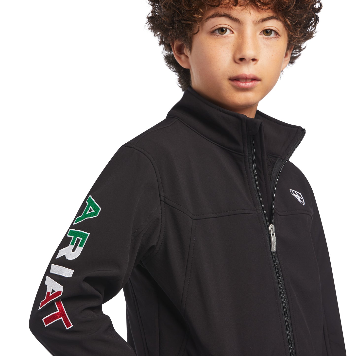 Ariat® Children's New Team Softshell Mexico Black Jacket 10036550