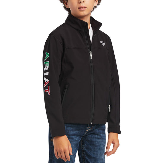 Ariat® Children's New Team Softshell Mexico Black Jacket 10036550