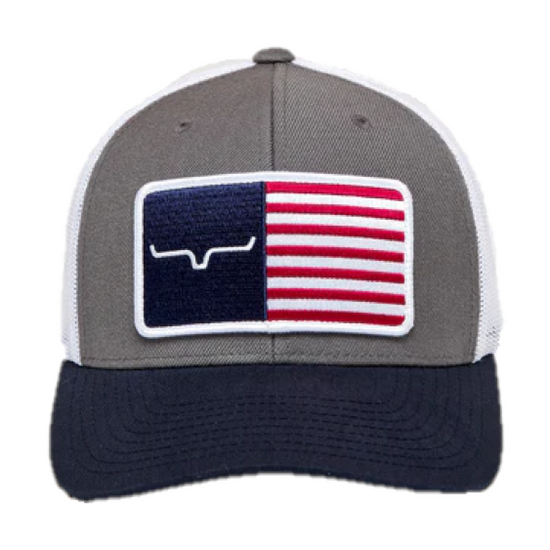 Kimes Ranch® Unisex American Trucker Charcoal Hat UHA0000001-BK004